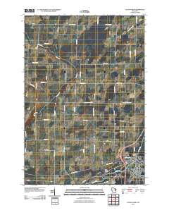 Oconto West 2010 topographic map thumbnail