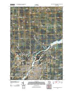 Wisconsin Rapids North 2010 topographic map thumbnail