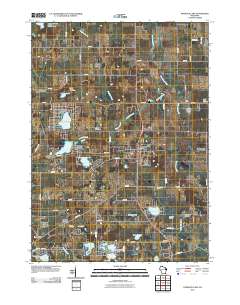 Paddock Lake 2010 topographic map thumbnail