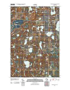 Horseshoe Lake 2010 topographic map thumbnail