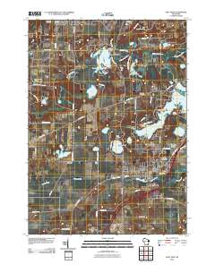 East Troy 2010 topographic map thumbnail