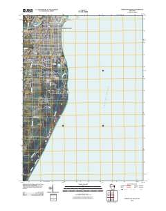 Sheboygan South 2010 topographic map thumbnail