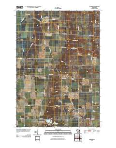 Almond 2010 topographic map thumbnail