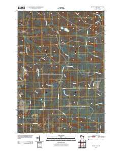 Burney Lake 2010 topographic map thumbnail