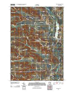 Arkansaw 2010 topographic map thumbnail