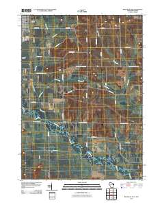 Brodhead East 2010 topographic map thumbnail