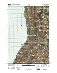 Brothertown 2011 topographic map thumbnail
