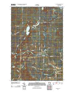 Couderay 2010 topographic map thumbnail