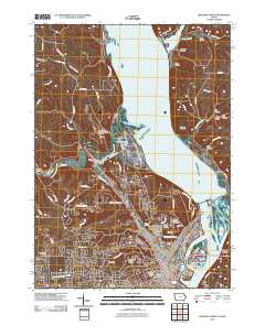 Dubuque North 2010 topographic map thumbnail