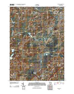 Genesee 2010 topographic map thumbnail