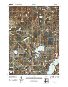 Genoa City 2010 topographic map thumbnail