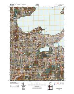 Madison West 2010 topographic map thumbnail