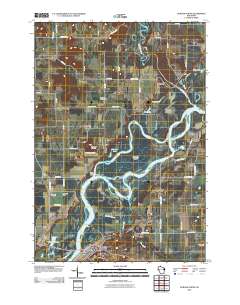 Durand North 2010 topographic map thumbnail