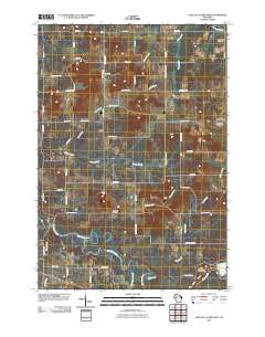 Lake Eau Claire West 2010 topographic map thumbnail