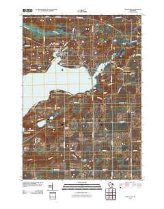 Green Lake 2010 topographic map thumbnail