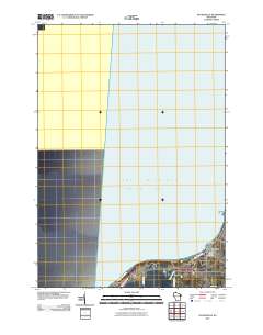 Dyckesville 2010 topographic map thumbnail