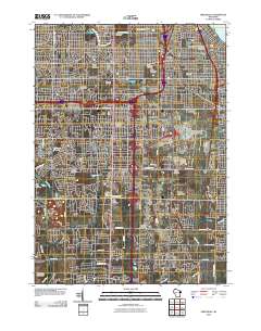 Greendale 2010 topographic map thumbnail
