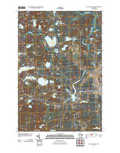 Eagle River West 2010 topographic map thumbnail