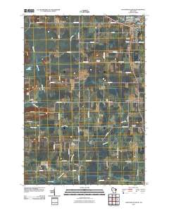 Clintonville South 2010 topographic map thumbnail