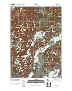 Chain Lake 2010 topographic map thumbnail
