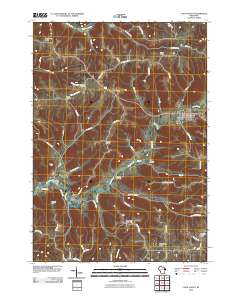 Coon Valley 2010 topographic map thumbnail