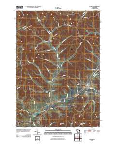 Ettrick 2010 topographic map thumbnail