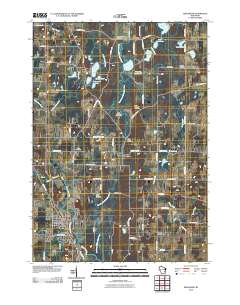 Kewaskum 2010 topographic map thumbnail
