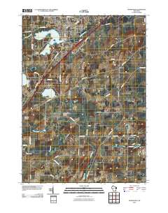 Mukwonago 2010 topographic map thumbnail