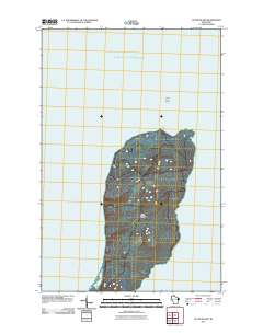 Outer Island 2011 topographic map thumbnail