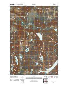 Potato Lake 2010 topographic map thumbnail