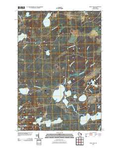 Moen Lake 2010 topographic map thumbnail