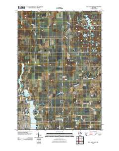 Rice Lake North 2010 topographic map thumbnail