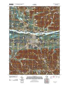 Muscoda 2010 topographic map thumbnail
