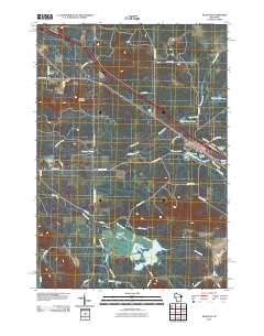 Millston 2010 topographic map thumbnail