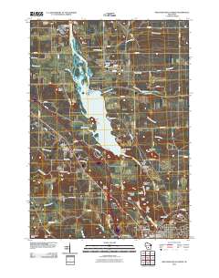 Wisconsin Dells North 2010 topographic map thumbnail