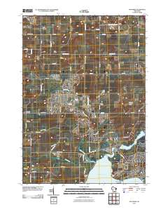 Waunakee 2010 topographic map thumbnail