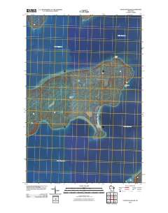 Stockton Island 2010 topographic map thumbnail