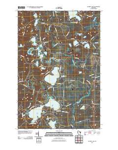 Stormy Lake 2010 topographic map thumbnail