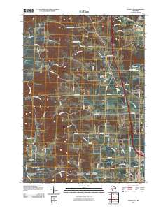 Tunnel City 2010 topographic map thumbnail