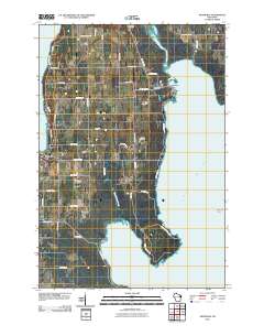 Sister Bay 2010 topographic map thumbnail