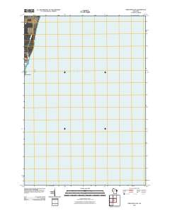 Kewaunee OE E 2010 topographic map thumbnail