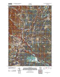 Black River Falls 2010 topographic map thumbnail