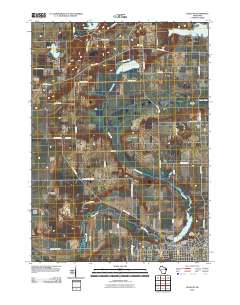 Delavan 2010 topographic map thumbnail