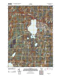 Lake Mills 2010 topographic map thumbnail