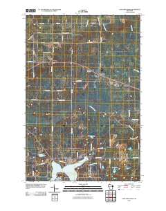 Lake Nebagamon 2010 topographic map thumbnail