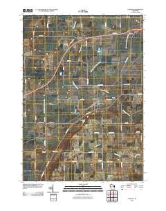 Oakfield 2010 topographic map thumbnail