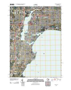 Neenah 2010 topographic map thumbnail
