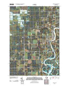 Nekoosa 2010 topographic map thumbnail