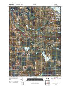 Oconomowoc West 2010 topographic map thumbnail