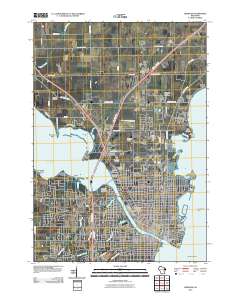 Oshkosh 2010 topographic map thumbnail